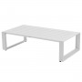 Aluminijski stol 130x70 cm MADRID (bijeli)