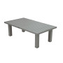 Aluminijski stol podesiv po visini 140x80 cm TITANIJ (2u1)