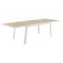 Aluminijski stol NOVARA 170/264 cm (bijeli)