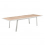Aluminijski stol NOVARA 220/314 cm (bijeli)