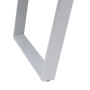 Aluminijski stol GALIA 220/280x113 cm (bijeli)