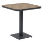 Aluminijski stol CAPRI 70x70 cm (antracit)