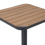 Aluminijski stol CAPRI 70x70 cm (antracit)