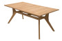 Fiksni vrtni stol pravokutni WINSTON 180x90 cm (tikovina)