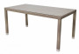 Vrtni stol od ratana NAPOLI 160x80 cm (sivo-bež)