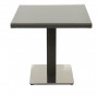 Vrtni stol od ratana GINA 80x80 cm (smeđi)